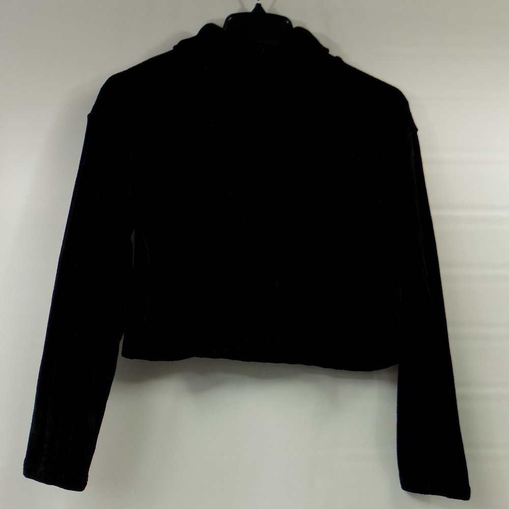 LoveLA Izzy Crop Turtle Neck Sweater Black NWT